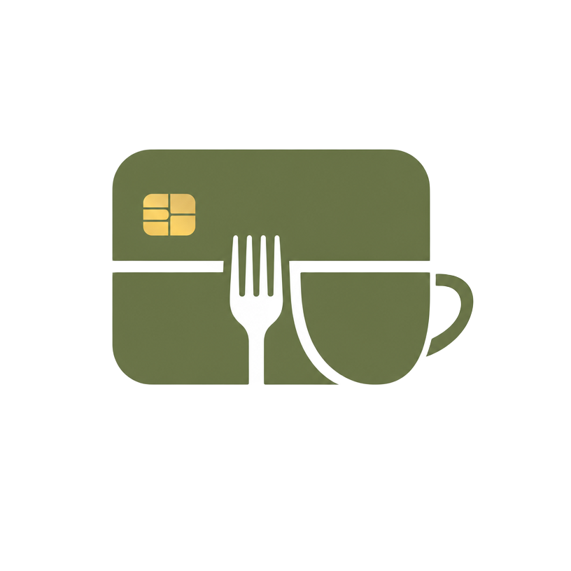 Electronic Fund Processor LLC logo: a payment card combined with a fork and cup